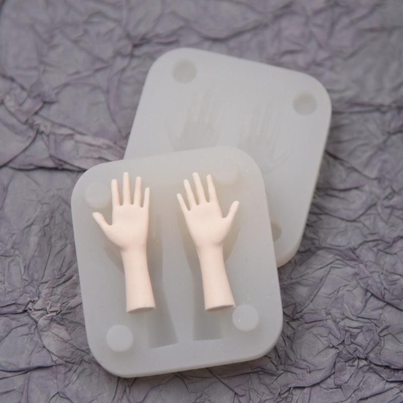 Cute Palm Silicone Molds Candle Mould Mini Palm Resin Mould DIY Baking Molds Candle Making Molds for Cake Decorations