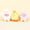Adorable Yellow Duck Plush Toy Keychain Cute Cartoon Duck Doll Couple Bag Charm