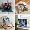 Anime Shaman King Cushion Cover Short Plush Pillowcase for Bed Sofa Carwashable
