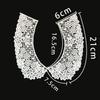 sales of 1-10 pieces Black and white embroidery hollowed out Shredded milk decoration DIY sewing lace accessories