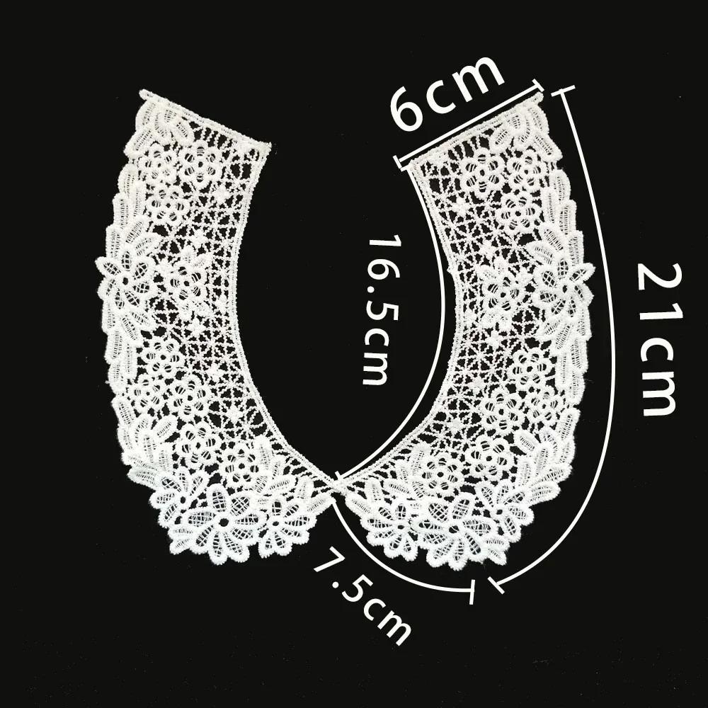 sales of 1-10 pieces Black and white embroidery hollowed out Shredded milk decoration DIY sewing lace accessories