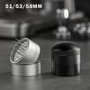 51/53/58mm Kaffee Tamper Nadel Edelstahl Lockere Pulver Nadel mit Basis Kaffeetuch Pulvernadel Barista Utensil