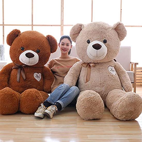 MIXUS Large Plush Plush Large Plush Gift Bear/Teddy Bear/Huggable Pillow/Extra Toy/Gift/Celebration/Store Decoration/Children's Gift/Birthday (Light