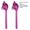 2Pcs Inflatable Stick Horse 39" PVC Kids Inflatable Horse Toy Easy Inflate Deflate Party Decoration for Horse Cowboy Carnival Christmas Birthday
