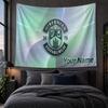 Personalisierte Wandbehänge Hibernian FC Muster Kunst Hintergrundtuch