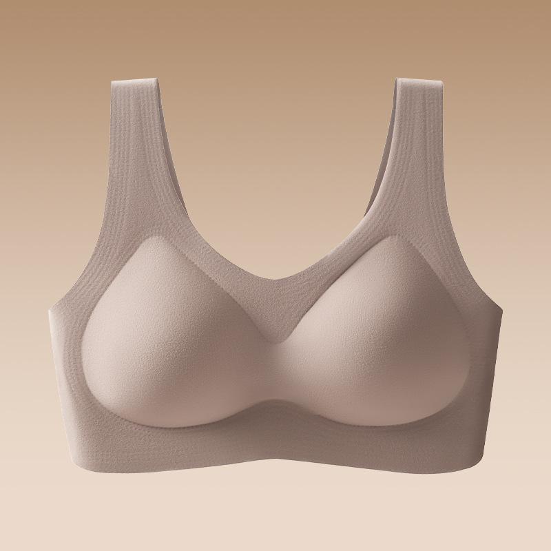 Traceless women's underwear is destined for New Year's red, gathering anti-sagging bra cover, sling vest, comfortable and beautiful back