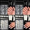 120/504 Pieces Short Curved Duck Nail Tips Half Cover Press On Nail Beginner Friendly Nail for Easy DIY Nail Art