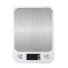 Digital Kitchen Scale 10kg Capacity Waterproof Stainless Steel Food Baking Weight With Backlight Auto Off