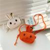 Adorable Mini Canvas Bunny Shoulder Bag For Kids Cute Cartoon Animal Crossbody