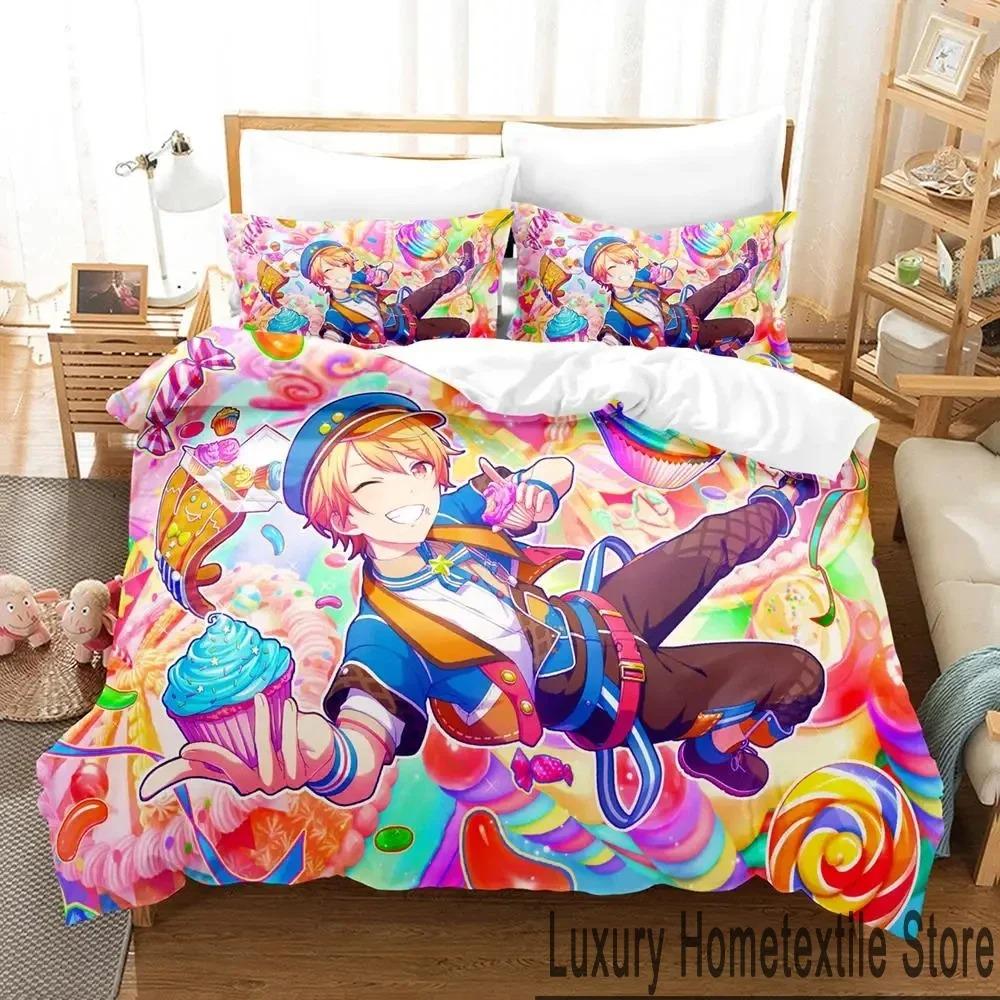 

3D Print Wonderlands Showtime Anime Bedding Set Duvet Cover Bed Set Quilt Cover Pillowcase Comforter king Queen Size Boys Adult 70x133cm 2pcs