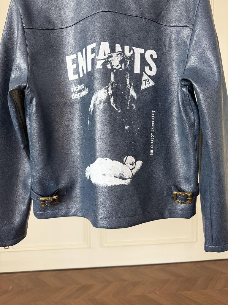 2025 Autumn/Winter Unisex E@RD Melancholy Rich Bull Cracked Jacket Coat