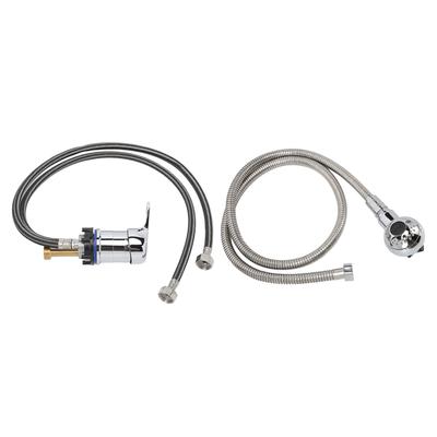 Shower Sprayer Kit Alloy Faucet Copper Water Pipe Pressure Boost Shower Head Hose Set for Shampoo