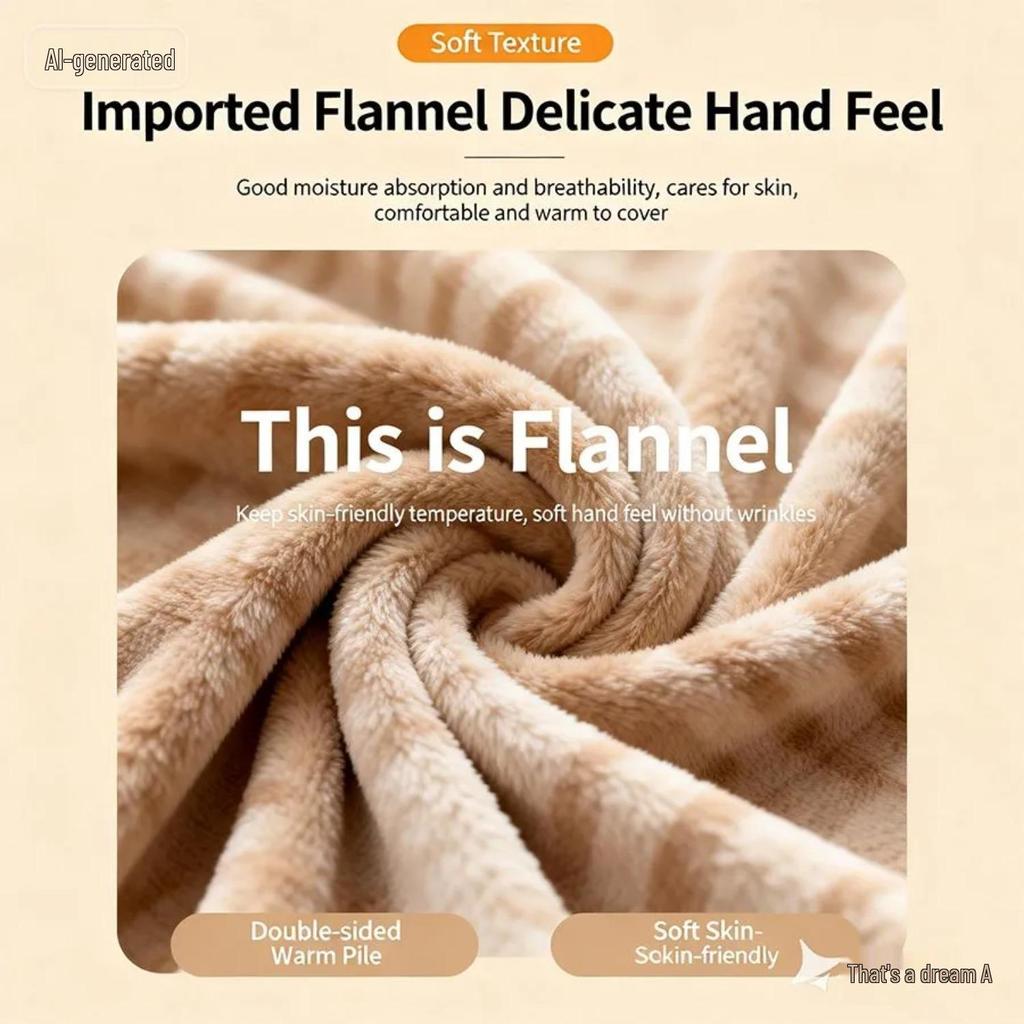 Coperta con Stampa HD 150x100cm per Pisolini in Ufficio