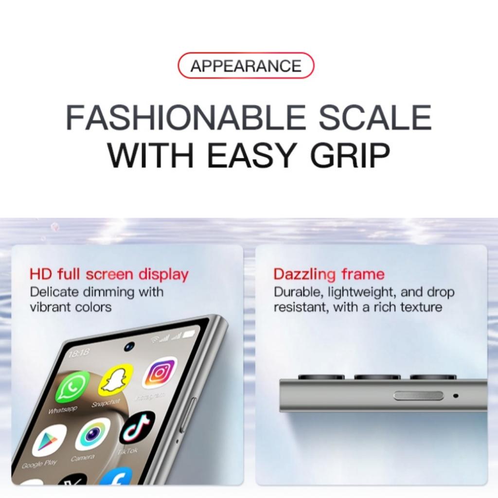 S26 PRO Mini 4G Smartphone 4,0 palce 2GB RAM 16GB ROM Duální kamera 2MP+5MP LTE Dual SIM Bluetooth Type-C Svítilna Odemykání obličejem Android Mobilní telefon