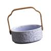 Fruit Basket Bread Basket Decor Vintage Ceramic Multipurpose Fruit Container