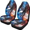 Purple Butterfly Galaxy Auto Car Seat Cover for Cars, Trucks, Vans, SUV, Vehicle Seat Cover Auto Saddle Blankets Driver Seat Protector Covers Full