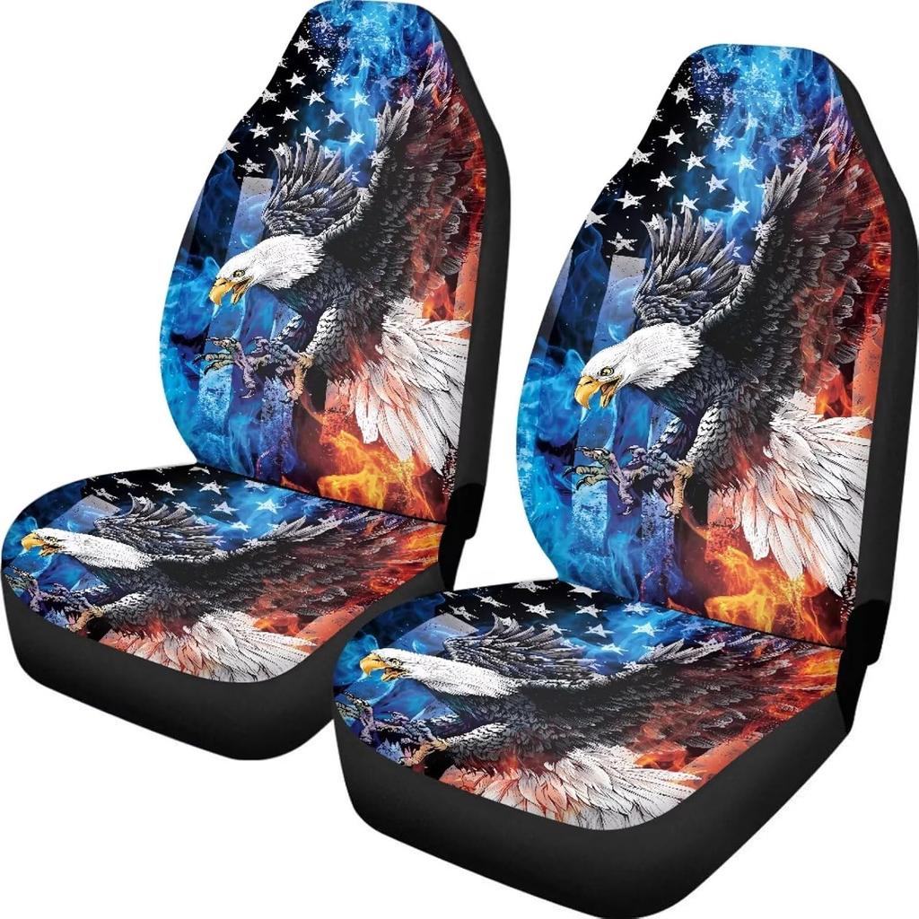 Purple Butterfly Galaxy Auto Car Seat Cover for Cars, Trucks, Vans, SUV, Vehicle Seat Cover Auto Saddle Blankets Driver Seat Protector Covers Full