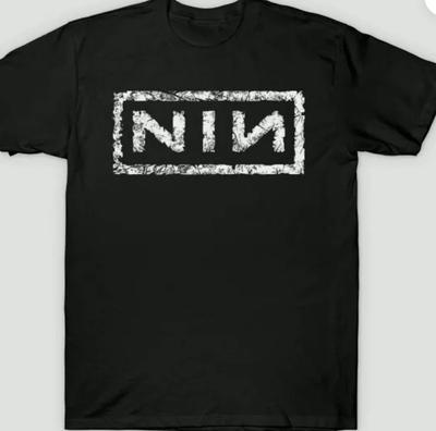 Nine Inch Nails 'NIN' T-Shirt Short Sleeve All Sizes S To 5 XL