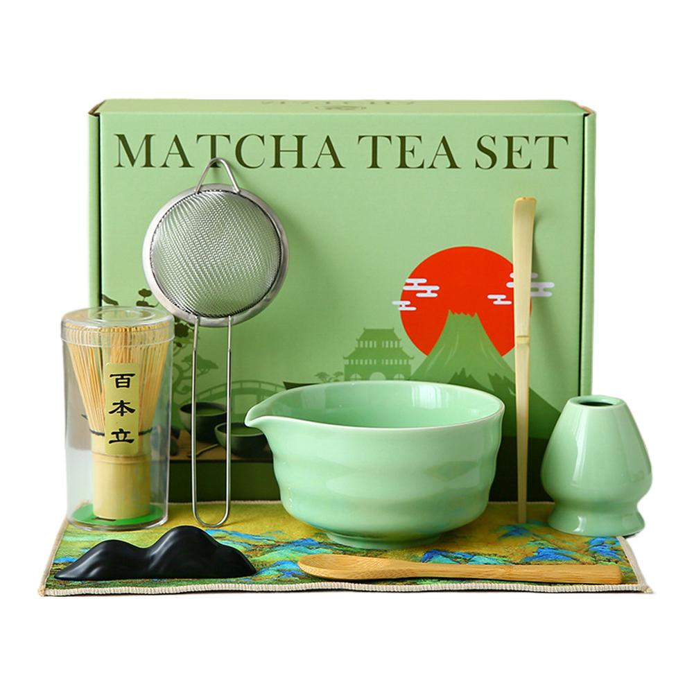 Japanese Matcha Tea Set 4/8pcs, Traditional Handmade Tea-Making Tools, Exquisite Birthday & Holiday Gift for Tea Enthusiasts