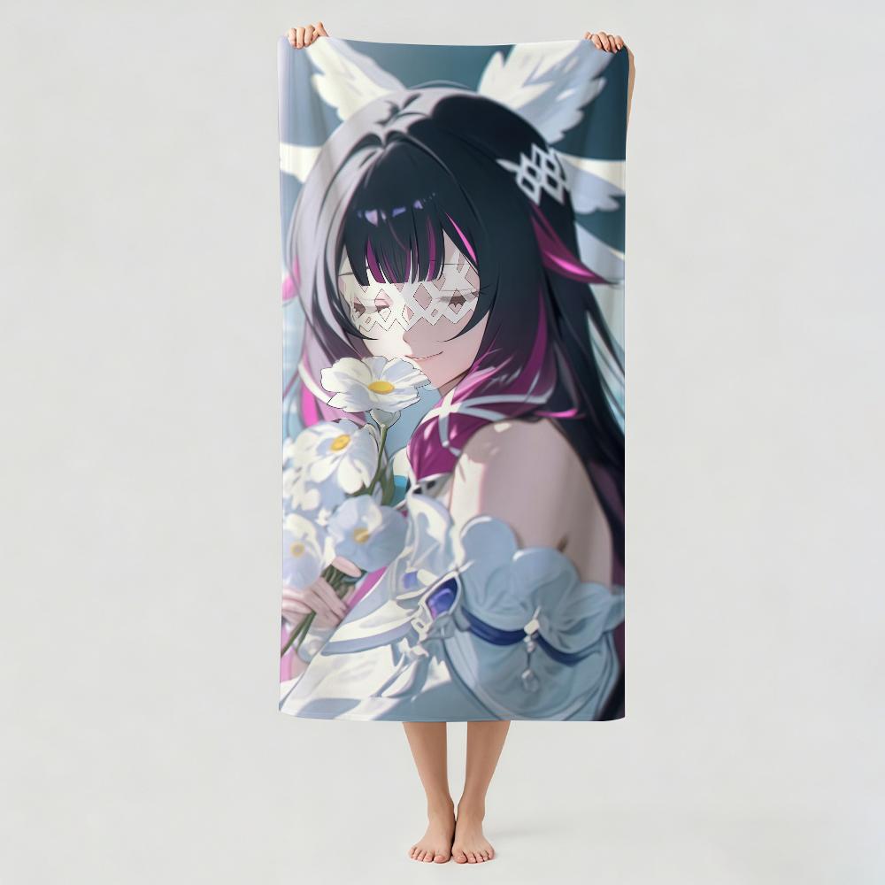 Game Genshin Impact Columbina Towel Drying Bath Towel Applicable To Light Swimming Camping Yoga Beach Out