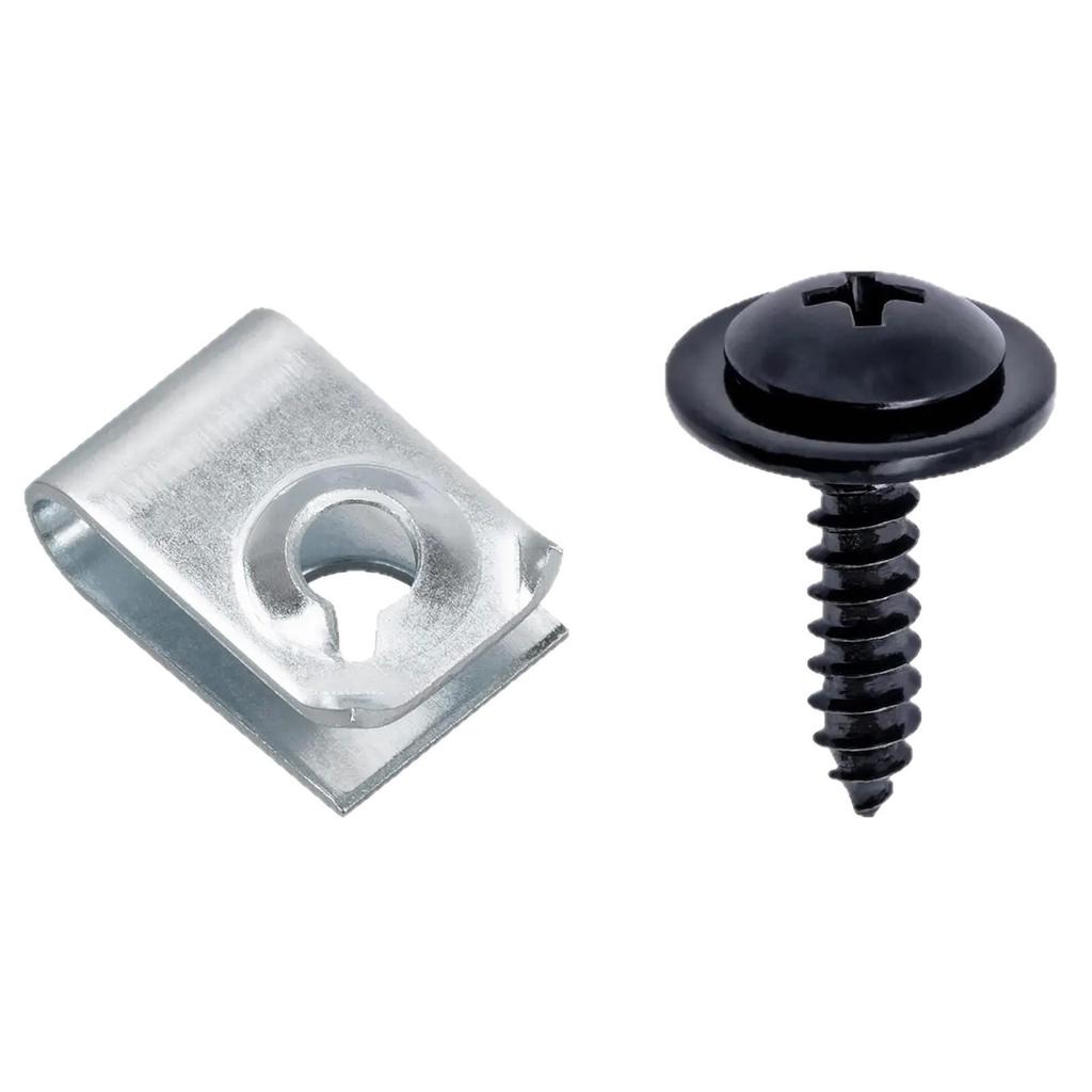 Honda Acura Mudguard Bumper Screw & U-Nut Clip Kit Fasteners