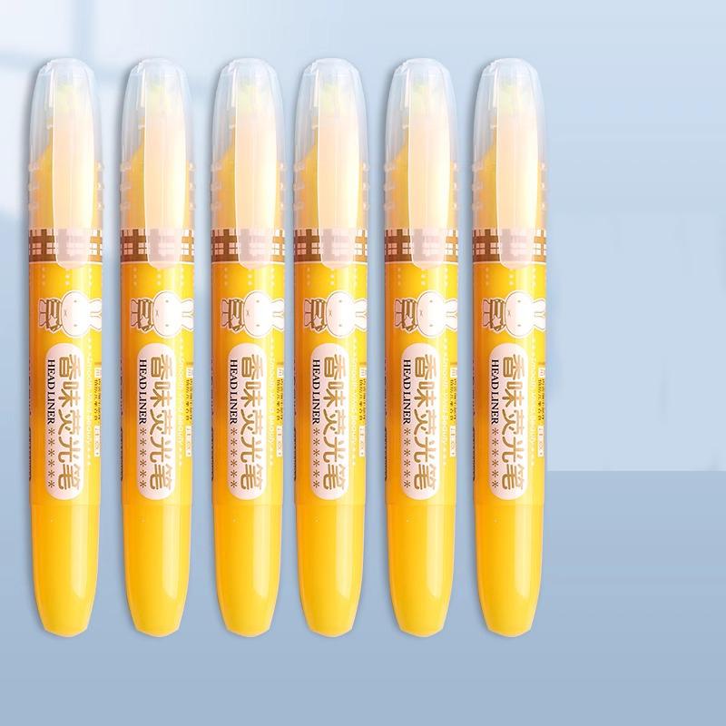 M&G High Capacity Highlighter, Slant Tip Highlighter Marker with Scent for Students and Offices