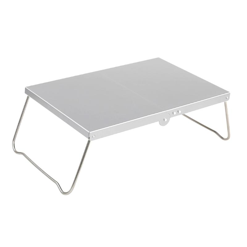 Lightweight Foldable Camping Tables Aluminum Alloy Folding Table Outdoor Compact Picnic Desk for Fishing Picnic Barbecu