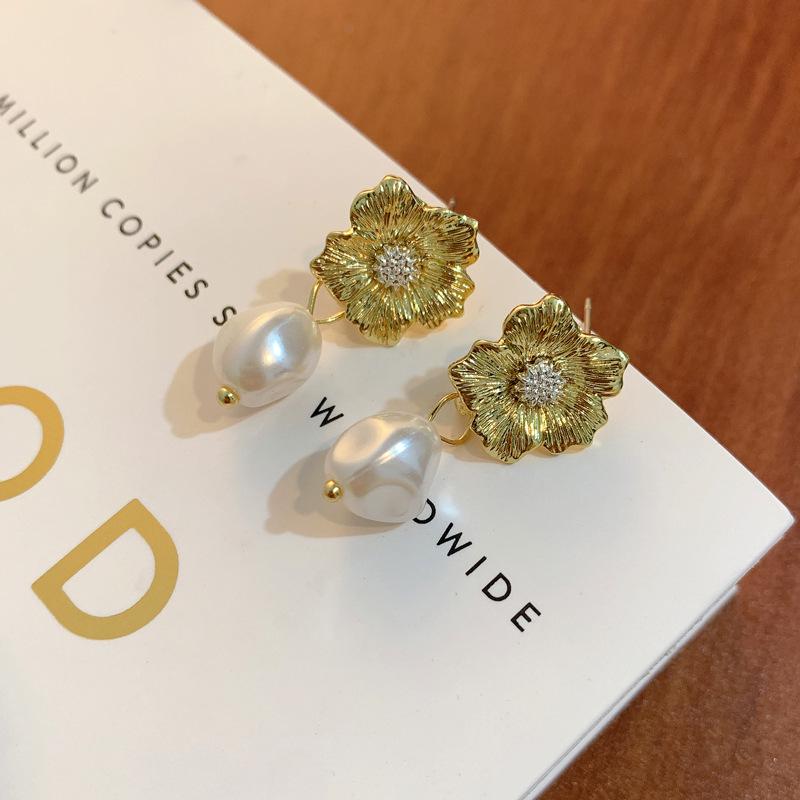 

Крупные ретро серьги из серебра 925 пробы с нишевыми ушными пряжками для женщин