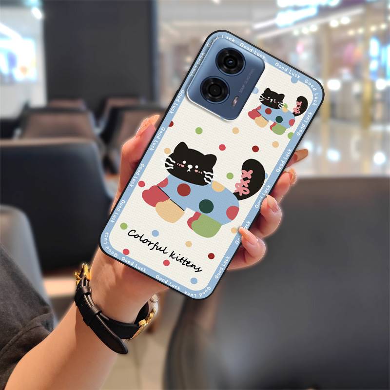 Back Cover Soft case Phone Case For MOTO G24 Power Fashion Design Cartoon Dirt-resistant Shockproof Waterproof Silicone