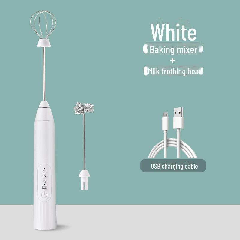 Rechargeable Electric Handheld Milk Frother & Egg Beater