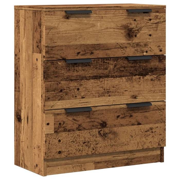 VidaXL Buffet vieux bois 60x30x70 cm bois d'ingénierie, meuble de rangement, placard, meuble d'entrée, meuble buffet, meuble 856834