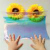 Magiczna kolorowa folia DIY Iris PVC transparentna kolorowa laserowa transparentna papierowa