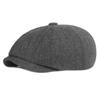 Herbst Winter Unisex Tweed Newsboy Barett Peaky Blinders Stil Golf Fahren Tägliches Tragen Bequem Knochenmütze