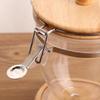 Transparent Plastic Kitchen Coffee Bean Cup – Airtight Sealed Storage Jar Container