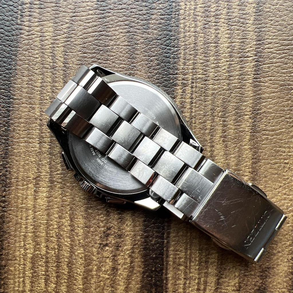 Used CITIZEN ATESSA Eco-Drive Radio Controlled Solar Powered Watch AT8040-57L for Men, Working Condition