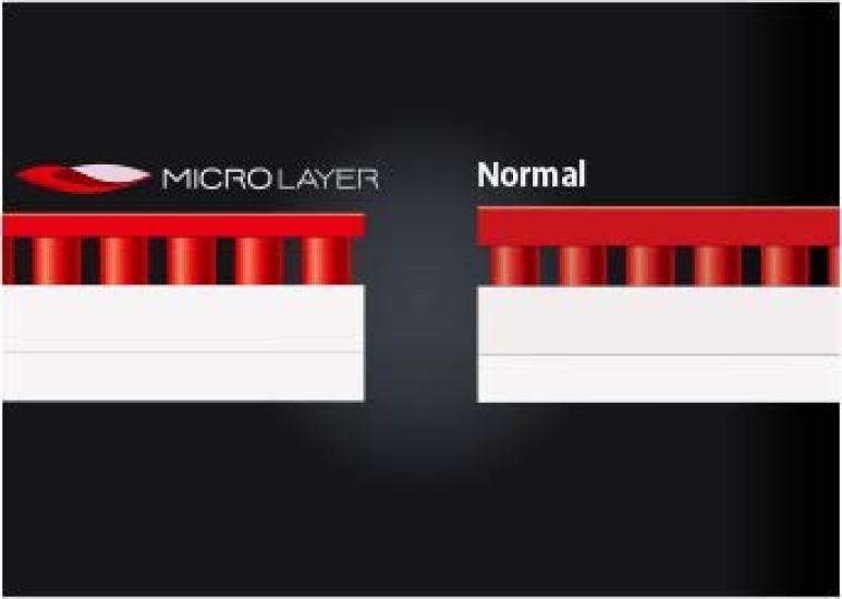 Butterfly Bryce Vysokorychlostní 05950 Stolní tenis Extra silná guma, Červená,