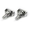 2 Pcs/set Universal Car Battery Cable WireTerminal Connectors Set T-Bolts #19116852 #6X0915138 #64740 Replacement Accessories