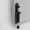 2Pieces Practical Telescopic Spring Door Stoppers With Soft Base for Securly Door Holding On Tile or Wood Floor