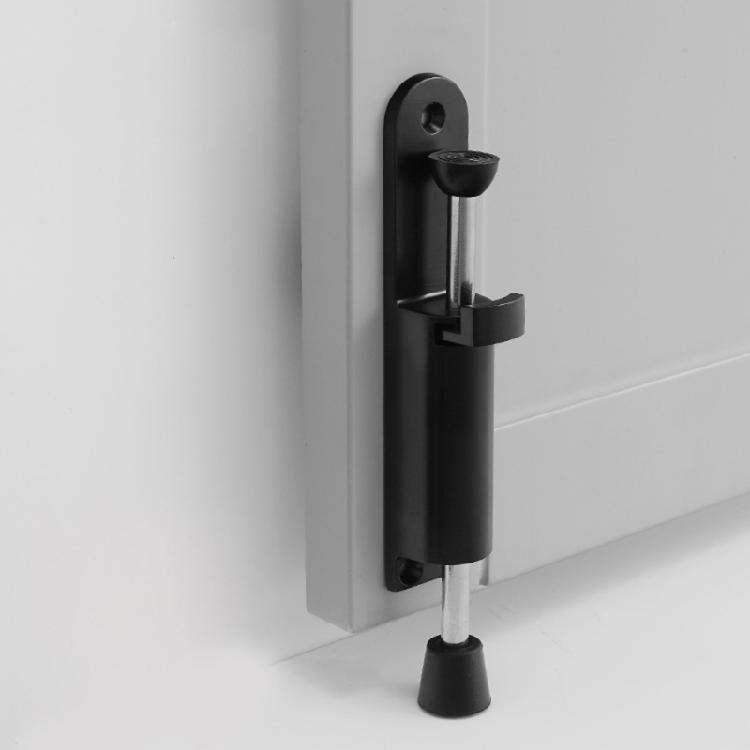 2Pieces Practical Telescopic Spring Door Stoppers With Soft Base for Securly Door Holding On Tile or Wood Floor