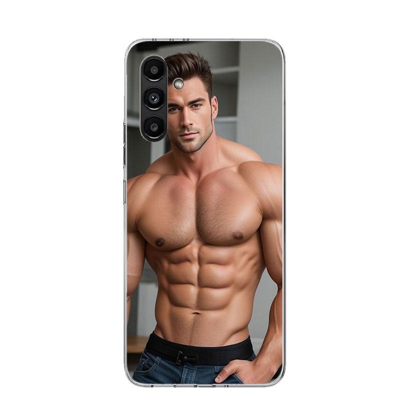 Sexy Muscle Man Gay Fitness Phone Case For Samsung Galaxy A17 A16 A14 A15 A13 A57 A56 A54 A55 A53 A37 A36 A34 A35 A33 A26 A24 A2