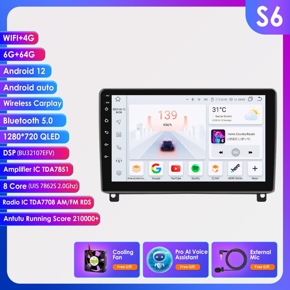 8G+128G autorádio, video multimediální přehrávač monitor pro Peugeot 407 1 2004 - 2011 Android Auto Navi GPS inteligentní obrazovka hlavní jednotka autorádia