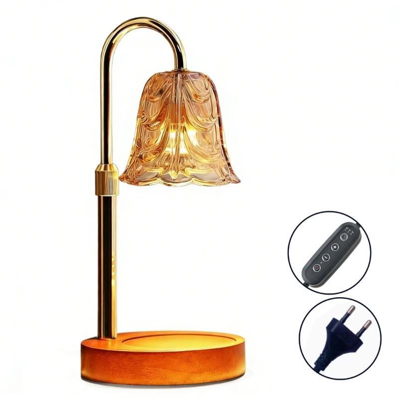 Creative Aromatherapies Wax Melting Lamp Adjustable Dimmable Candle Warmer Lamp With Timer Home Decoration 220V 1