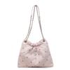 Rhombus Chain Small Bag Women's New Fashion Retro Bucket Bag Versatile Casual Messenger Bag