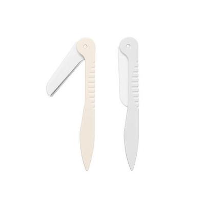 Folding Wide Eyebrow Knife (2P)