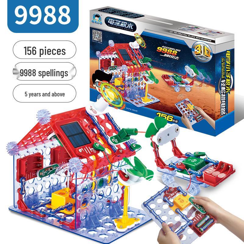 Kid's Electronic Circuit Building Blocks for Science Experiments