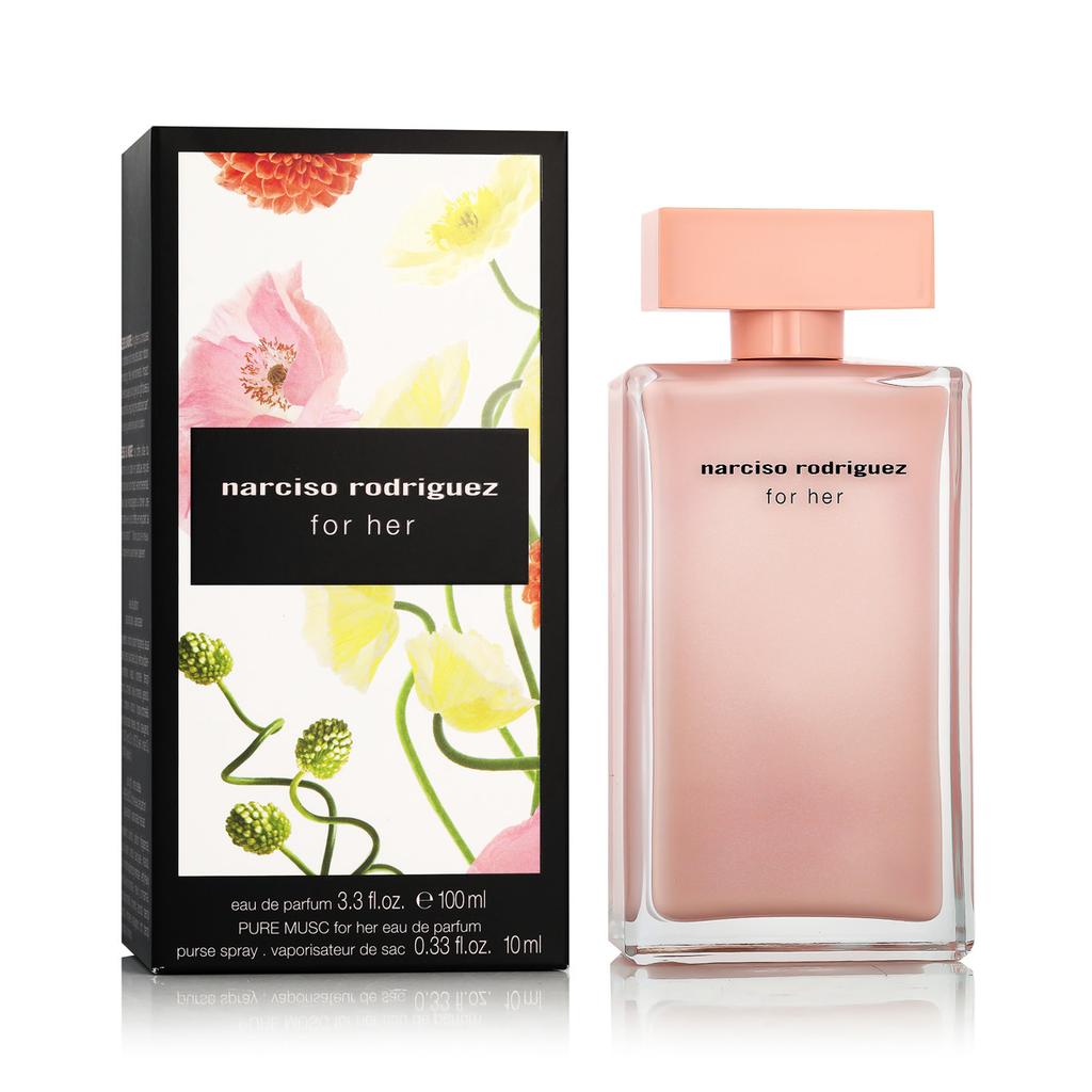 Narciso Rodriguez For Her EDP 100 ml + EDP MINI Pure Musc 10 ml (woman)