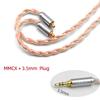 FAAEAL Fülhallgató Kábel 3.5/2.5/4.4mm Csere Fejhallgató Vezeték MMCX/2Pin 0.78mm Upgrade Kábel BLON Moondrop TANGZU TRN SE535-höz