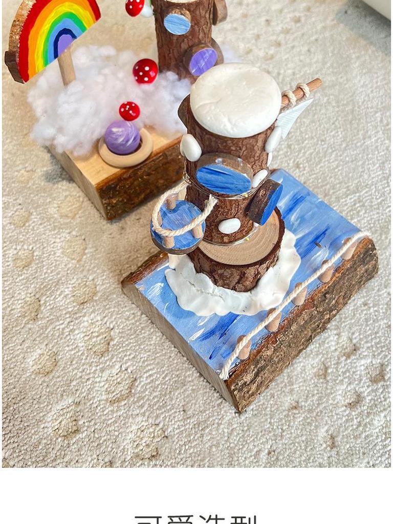 DIY Wooden Treehouse Building Kit for Kids: Creative & Educational Toy