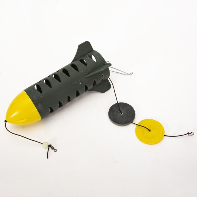 Automatisk Vibrerande Fiskefodrare Långdistans Kastande Pelletbetes Kastare Fiskeagn