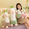 Cute Headphones Plush Toys Doll Dolls Comfort Pillow Cushion Alpaca Pillow